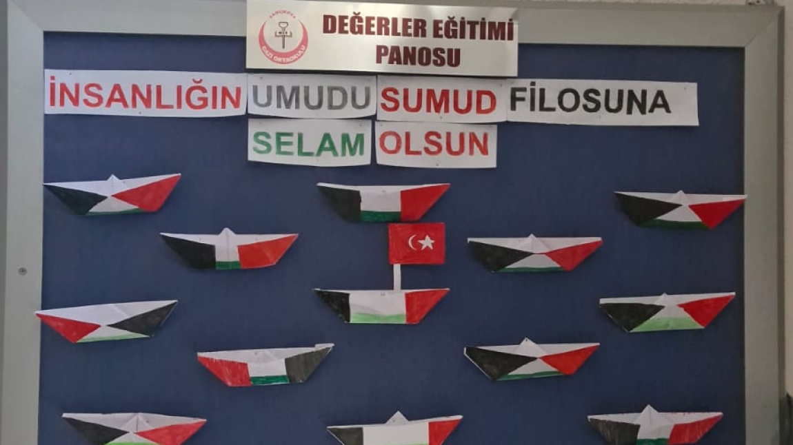DEĞERLER EĞİTİMİ PANO ÇALIŞMASI